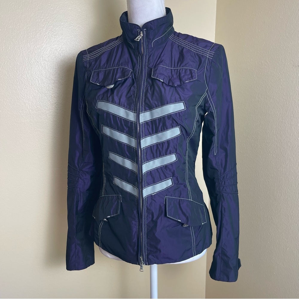 Bogner Purple Fitted Ski Jacket Women’s 6 Designer Snow Jacket Alpine Apres Ski